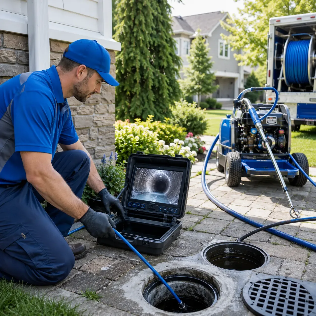 Outdoor drain cleaning professionals serving Purcell, OK
